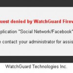 WatchGuard Firewall HTTP Proxy - Blocked Website