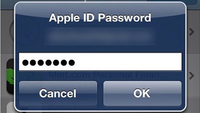Apple App Store Password Prompt
