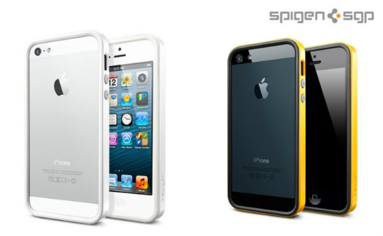 iPhone 5 Case - Spigen SGP Neo Hybrid EX - White/Yellow