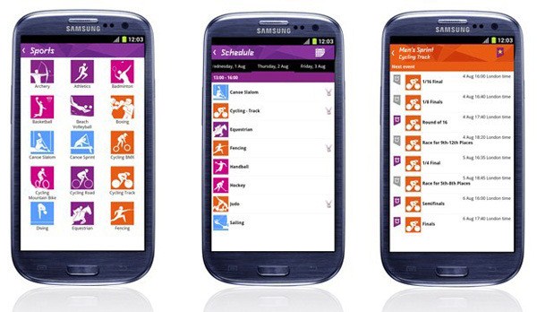 Official Olympics 2012 London Results App - iOS, Android, Windows Phone 7, BlackBerry